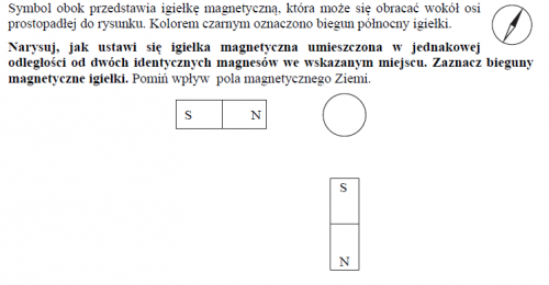 Sprawdzian Z Fizyki 3 Gimnazjum Pole Magnetyczne matura100procent.pl